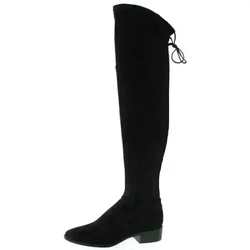 New Dolce Vita Womens Teela Faux Suede Tall Over-The-Knee Boots - Picture 2 of 7